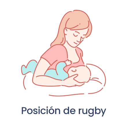 lactancia y cesarea posicion de rugby