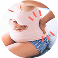 dolor-lumbar-espalda- sintoma de embarazo