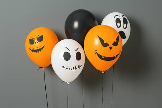 Ideas decoración Halloween globos